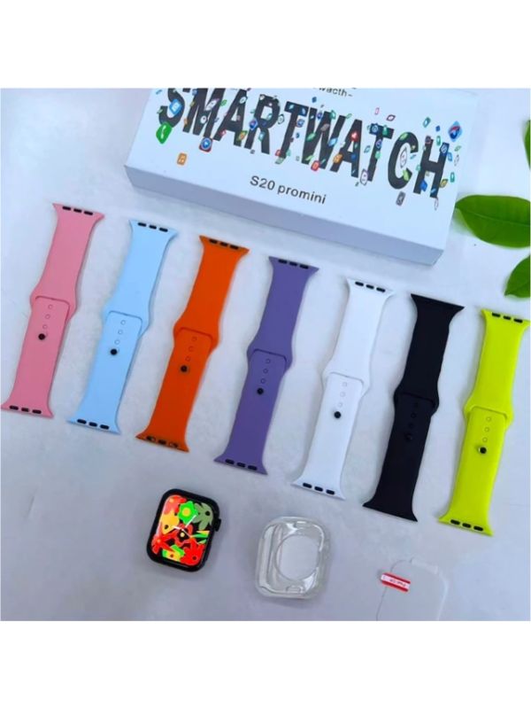 Smartwatch a20pro / a15ultra 7 em 1 – tela 2.08” touch, saúde, esportes e 7 pulseiras