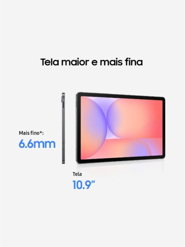 Tablet samsung galaxy tab s10 lite 128 gb 6 gb ram 10.9" wi-fi – cinza
