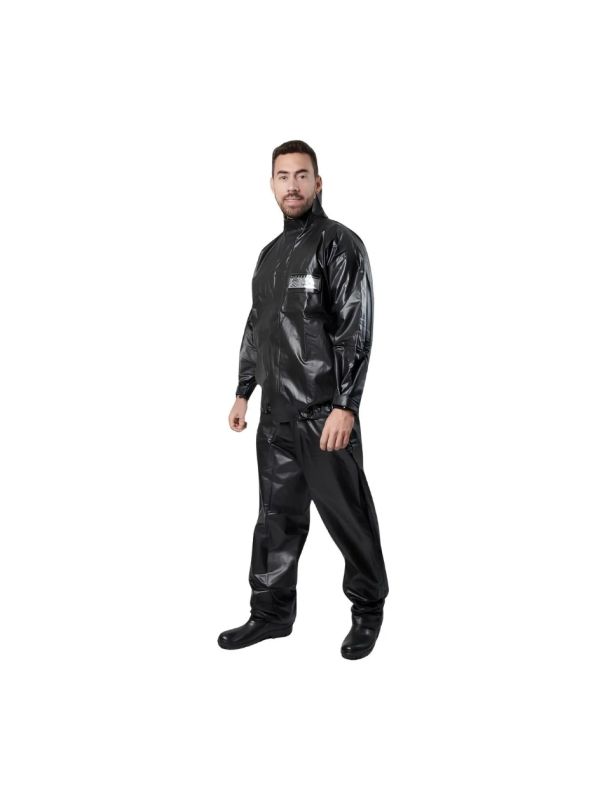 Capa de chuva motoqueiro brascamp em pvc impermeável